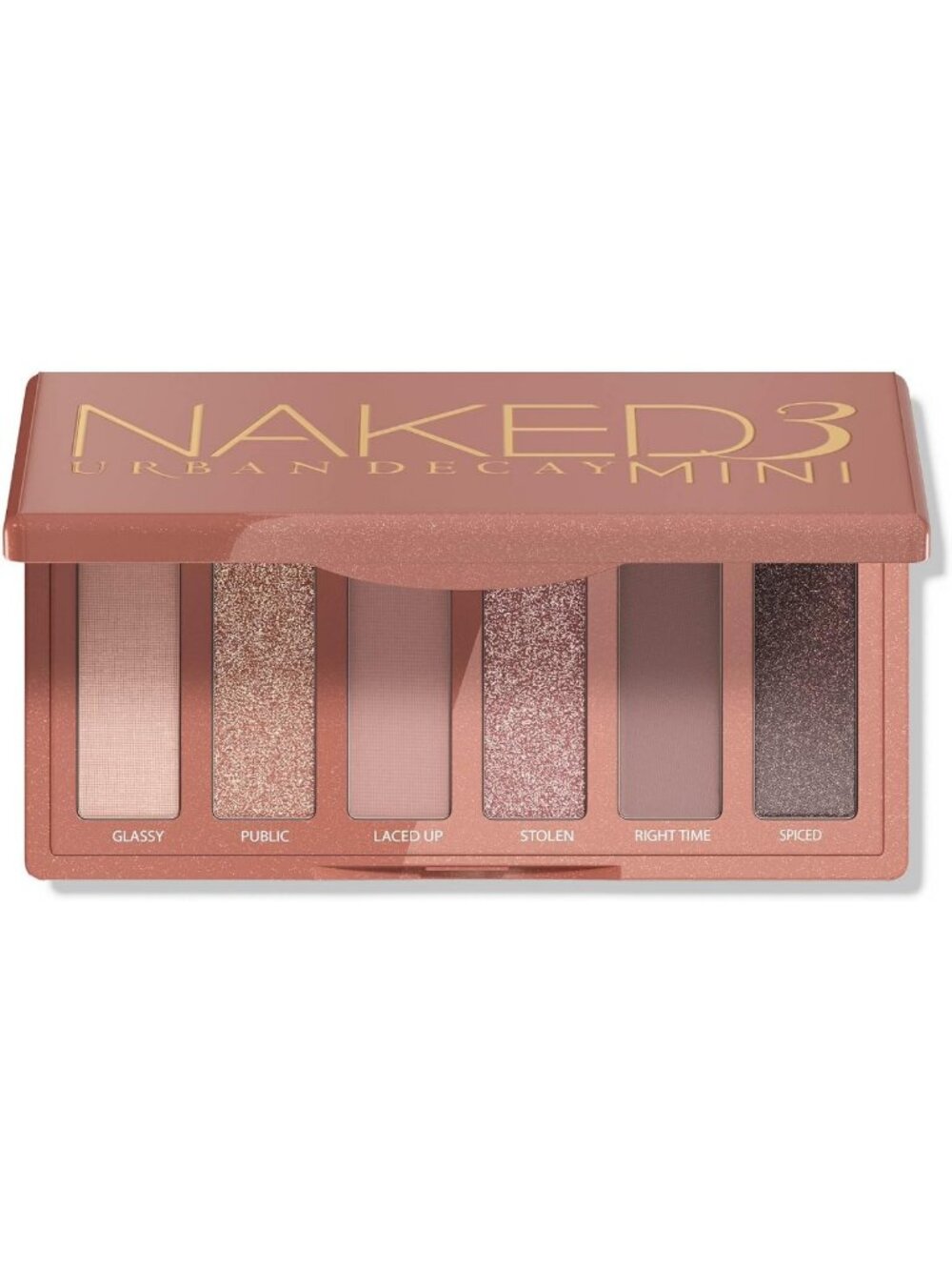 Mini Eyeshadow Palette - 6 Rosy Pink Neutral Shades for Everyday Glam Makeup
